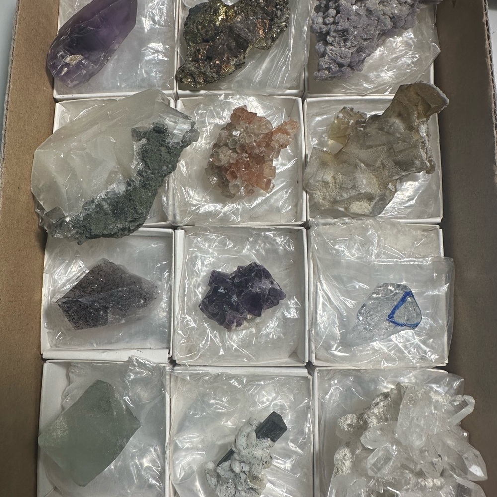Natural Mineral and Crystal Set